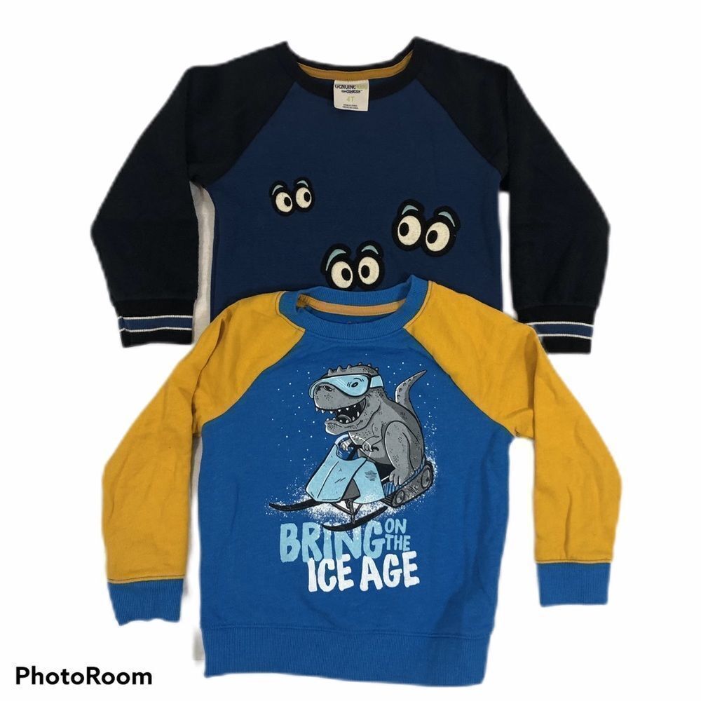 ‎2 Boys Graphic Sweatshirts, Size 4T